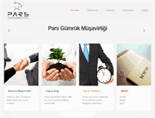 Tablet Screenshot of parsgumrukleme.com